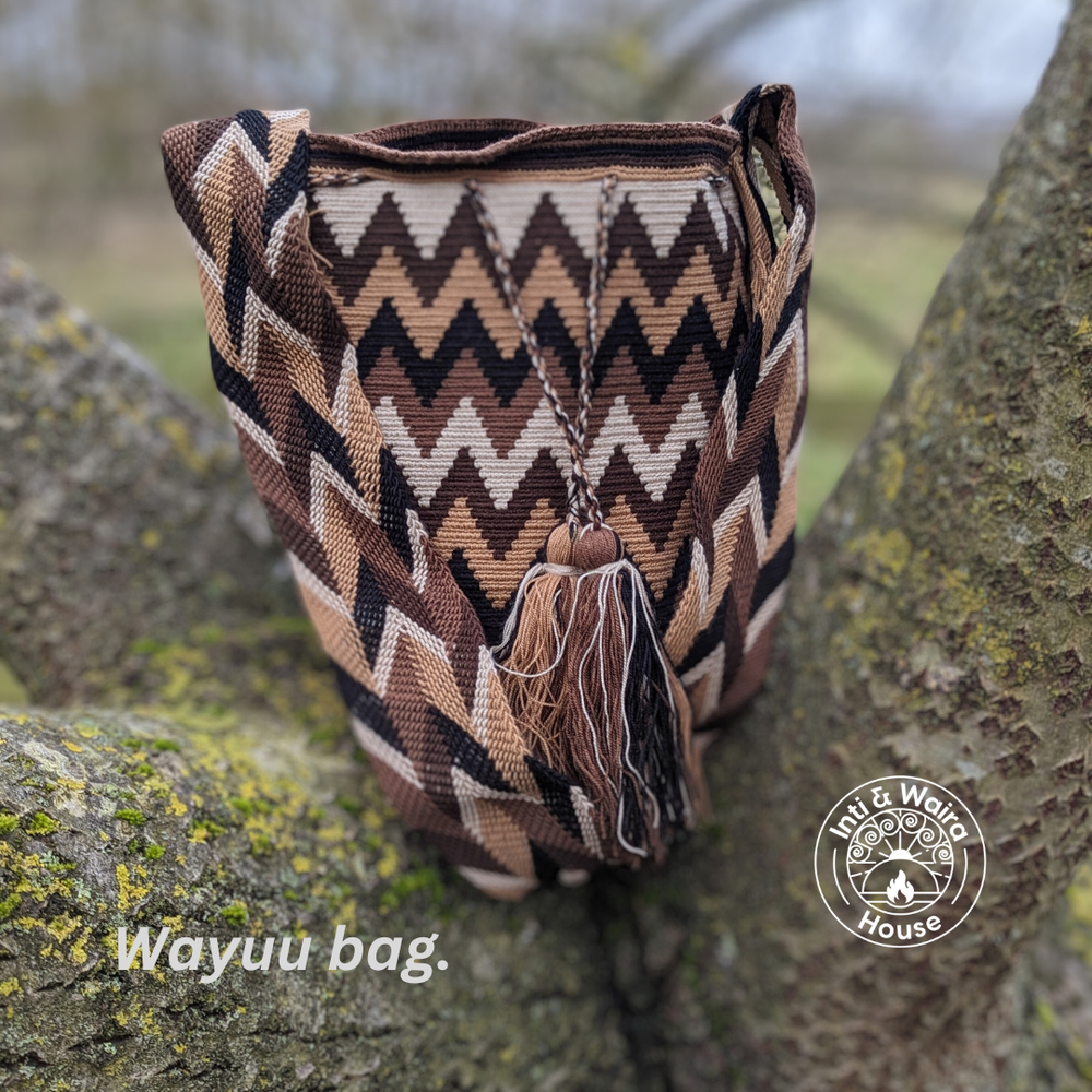Authentic handwoven Wayuu bag — Inti & Waira House